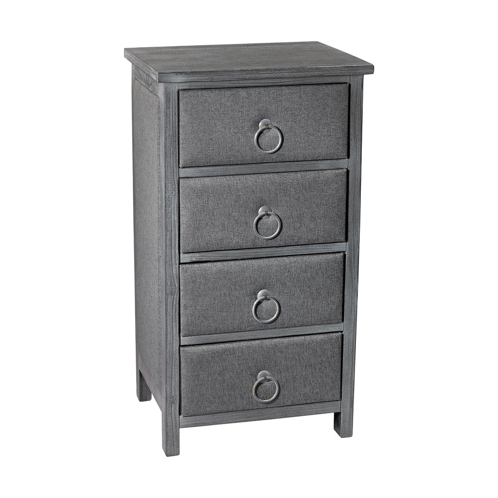 3170-009 Grey Linen Covered Chest, Chest, Sterling, - ReeceFurniture.com - Free Local Pick Ups: Frankenmuth, MI, Indianapolis, IN, Chicago Ridge, IL, and Detroit, MI