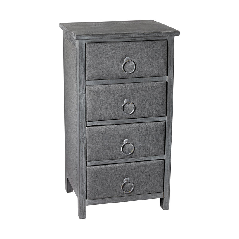 3170-009 Grey Linen Covered Chest, Chest, Sterling, - ReeceFurniture.com - Free Local Pick Ups: Frankenmuth, MI, Indianapolis, IN, Chicago Ridge, IL, and Detroit, MI