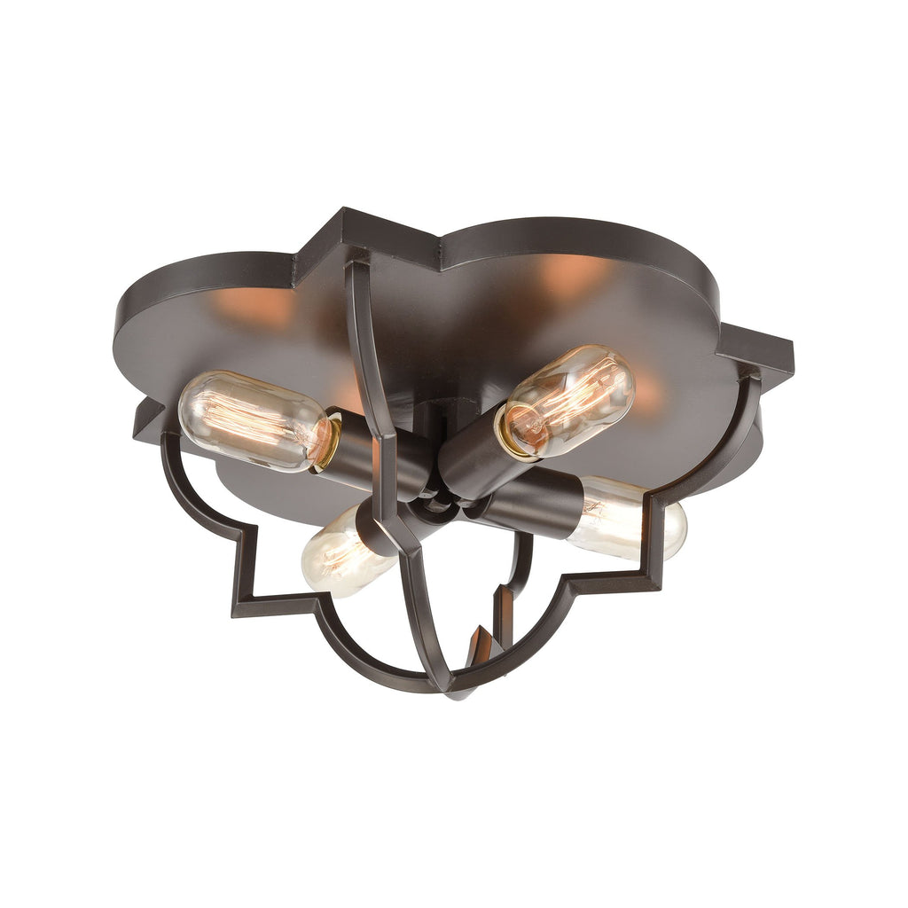 Chandette - Flush Mount - Oil Rubbed Bronze