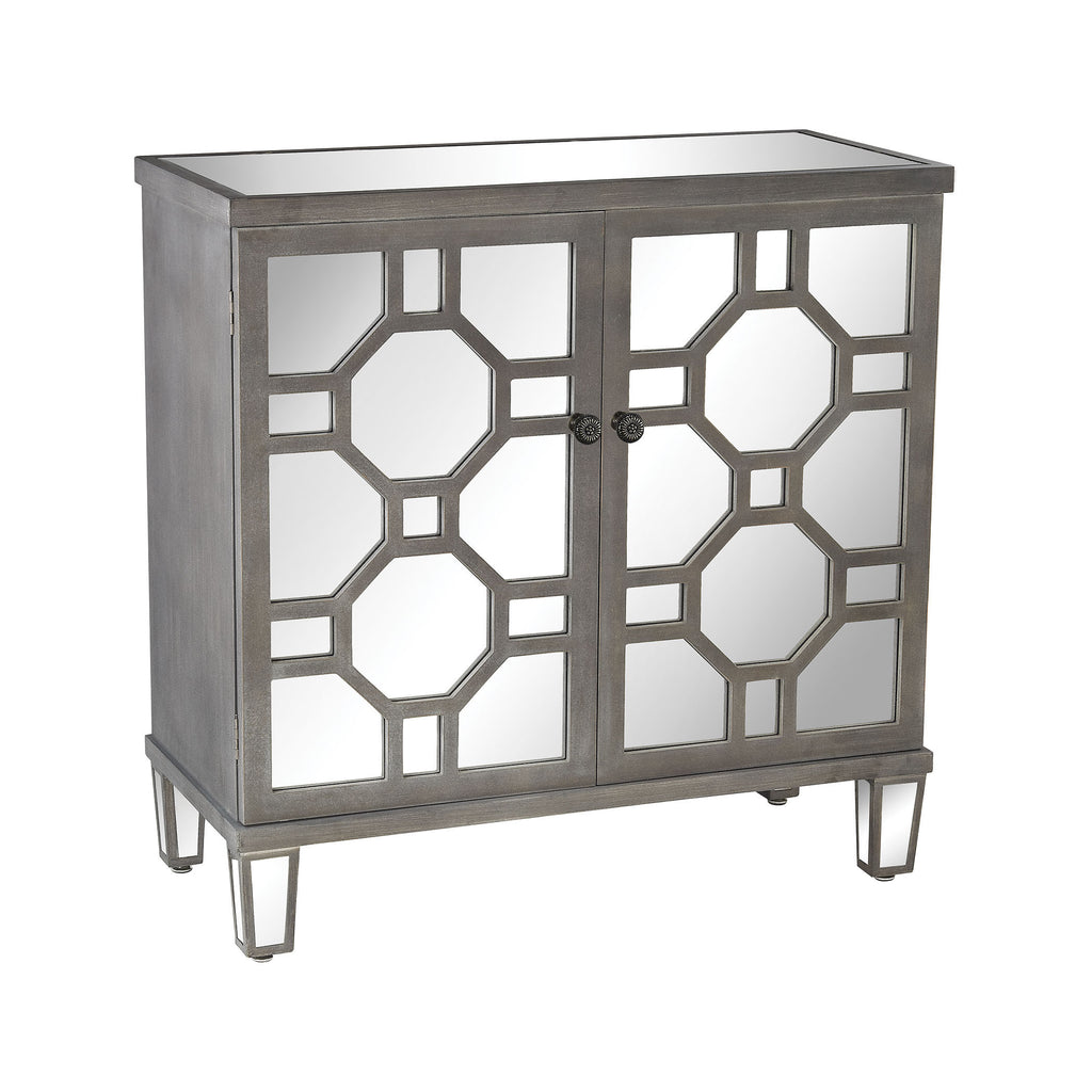3183-005 Cheyne Walk Mirrored Cabinet In Black And White Dust, Cabinet, Sterling, - ReeceFurniture.com - Free Local Pick Ups: Frankenmuth, MI, Indianapolis, IN, Chicago Ridge, IL, and Detroit, MI