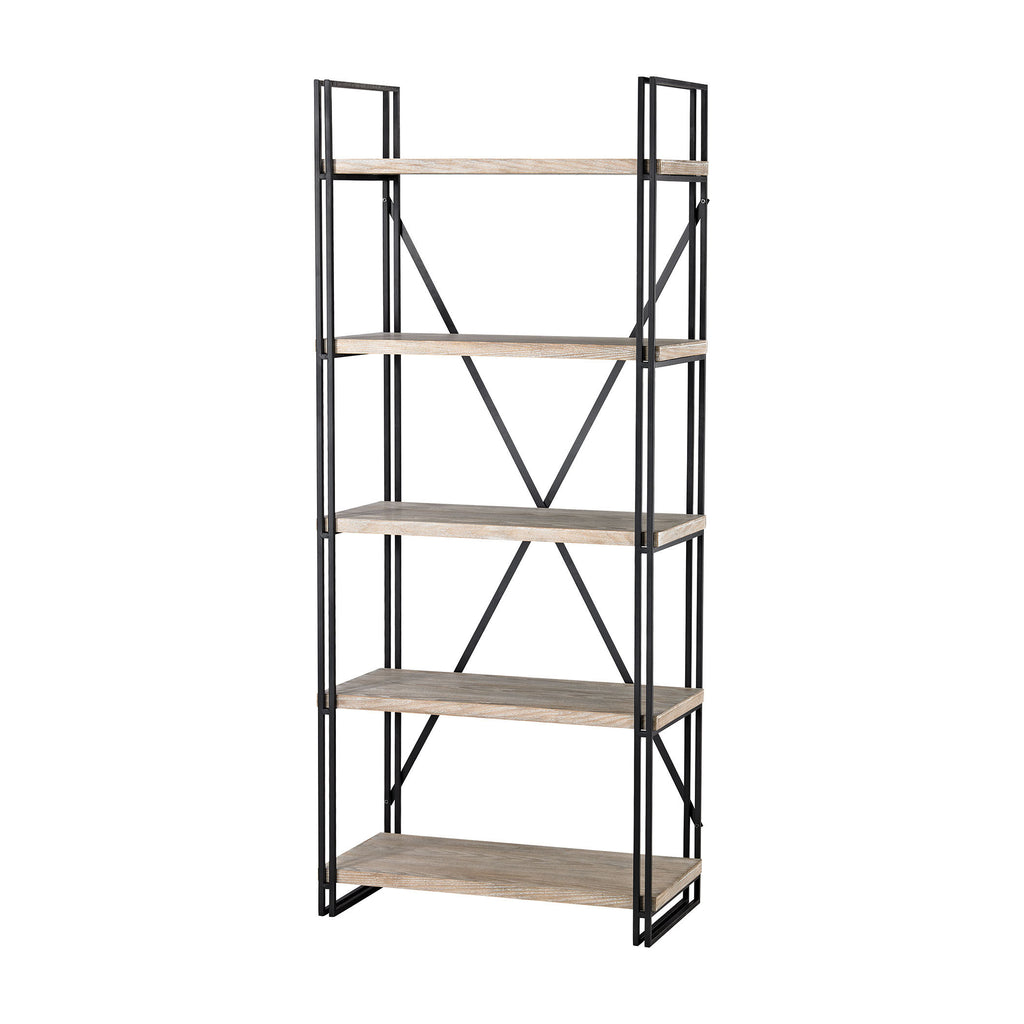 3183-017 Gustave Shelf, Shelf, Sterling, - ReeceFurniture.com - Free Local Pick Ups: Frankenmuth, MI, Indianapolis, IN, Chicago Ridge, IL, and Detroit, MI