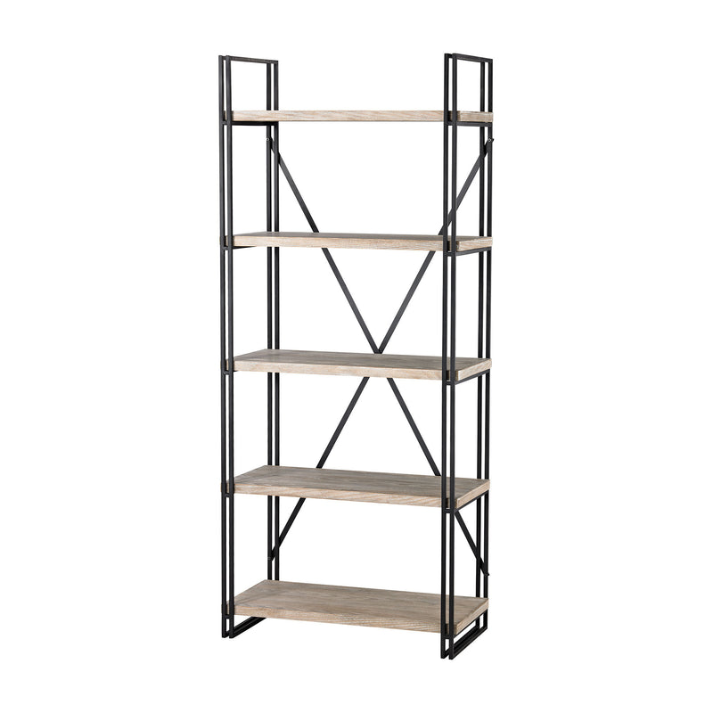 3183-017 Gustave Shelf, Shelf, Sterling, - ReeceFurniture.com - Free Local Pick Ups: Frankenmuth, MI, Indianapolis, IN, Chicago Ridge, IL, and Detroit, MI