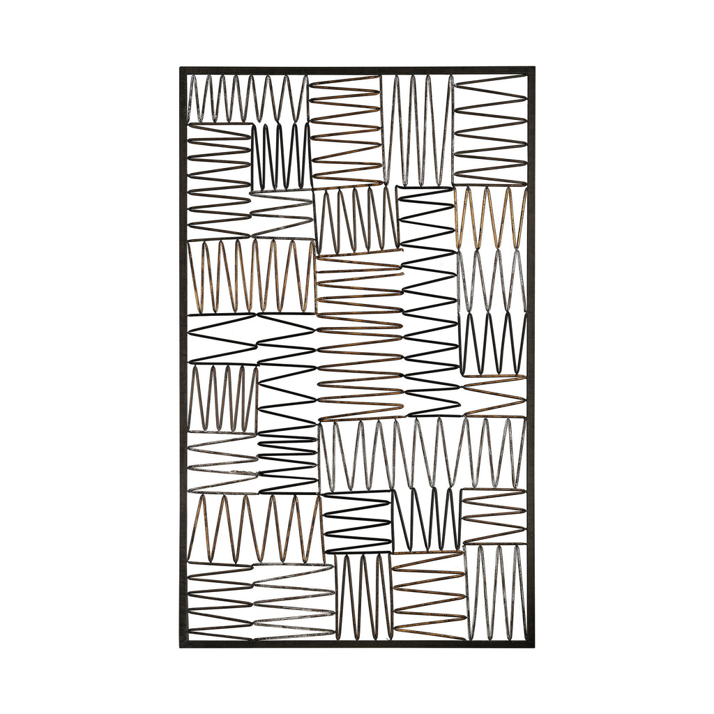 3200-006 Heavy Metal Wire Work Wall Panel, Wall Decor, Sterling, - ReeceFurniture.com - Free Local Pick Ups: Frankenmuth, MI, Indianapolis, IN, Chicago Ridge, IL, and Detroit, MI