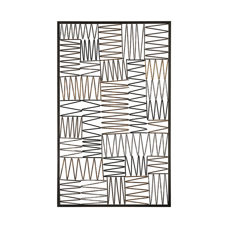 3200-006 Heavy Metal Wire Work Wall Panel, Wall Decor, Sterling, - ReeceFurniture.com - Free Local Pick Ups: Frankenmuth, MI, Indianapolis, IN, Chicago Ridge, IL, and Detroit, MI