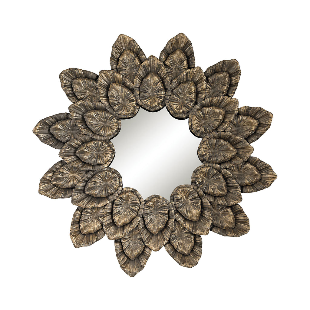 3200-011 Metallic Petal Surround Mirror, Mirror, Dimond Home, - ReeceFurniture.com - Free Local Pick Ups: Frankenmuth, MI, Indianapolis, IN, Chicago Ridge, IL, and Detroit, MI