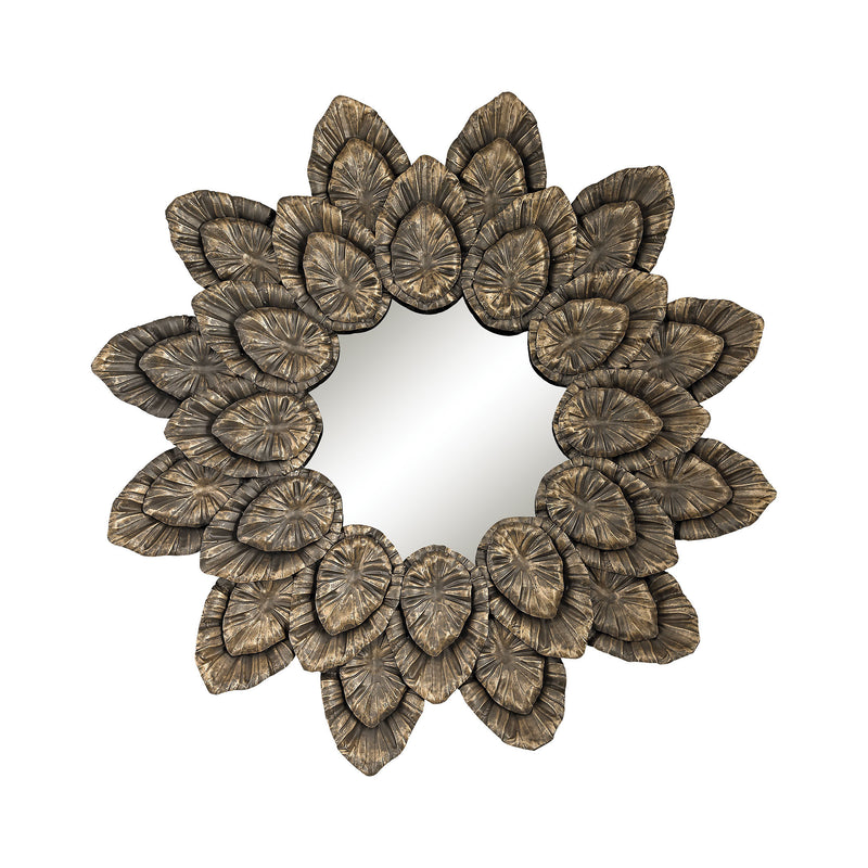 3200-011 Metallic Petal Surround Mirror, Mirror, Dimond Home, - ReeceFurniture.com - Free Local Pick Ups: Frankenmuth, MI, Indianapolis, IN, Chicago Ridge, IL, and Detroit, MI