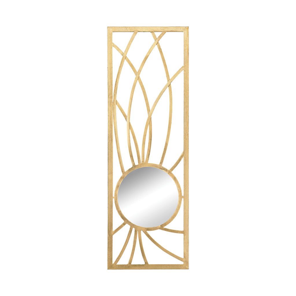 3200-045 Elan Metal Frame Wall Mirror In Gold, Mirror, Sterling, - ReeceFurniture.com - Free Local Pick Ups: Frankenmuth, MI, Indianapolis, IN, Chicago Ridge, IL, and Detroit, MI