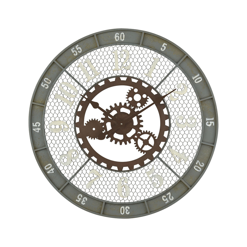 3205-004 Roadshow Wall Clock - Free Shipping!, Wall Clock, Sterling, - ReeceFurniture.com - Free Local Pick Ups: Frankenmuth, MI, Indianapolis, IN, Chicago Ridge, IL, and Detroit, MI