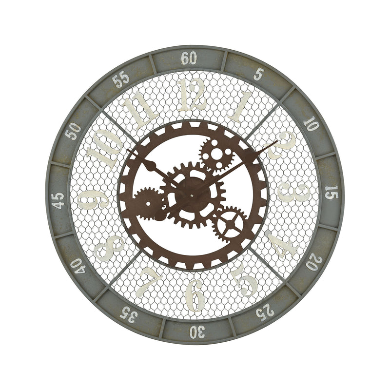 3205-004 Roadshow Wall Clock - Free Shipping!, Wall Clock, Sterling, - ReeceFurniture.com - Free Local Pick Ups: Frankenmuth, MI, Indianapolis, IN, Chicago Ridge, IL, and Detroit, MI