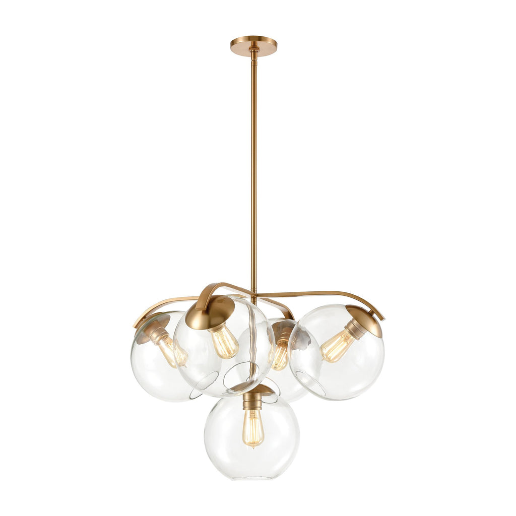 Collective - Chandelier - Satin Brass