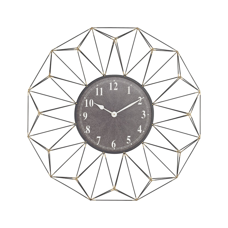 326-8688 St. Moritz Wall Clock - Free Shipping!, Wall Clock, Sterling, - ReeceFurniture.com - Free Local Pick Ups: Frankenmuth, MI, Indianapolis, IN, Chicago Ridge, IL, and Detroit, MI