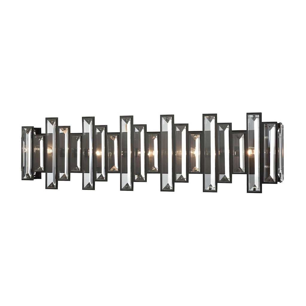 Crystal Heights - Vanity Light - Oil Rubbed Bronze