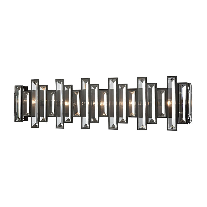 Crystal Heights - Vanity Light - Oil Rubbed Bronze