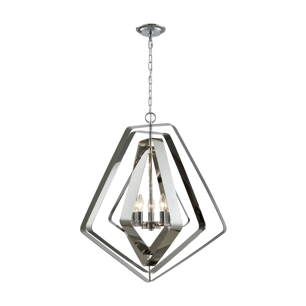 Anguluxe - Chandelier - Polished Chrome