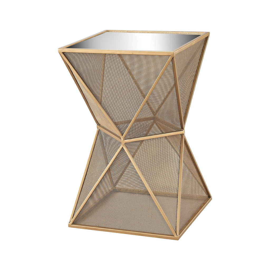351-10224 Magnoux Accent Table In Gold - Free Shipping!, Table, Sterling, - ReeceFurniture.com - Free Local Pick Ups: Frankenmuth, MI, Indianapolis, IN, Chicago Ridge, IL, and Detroit, MI