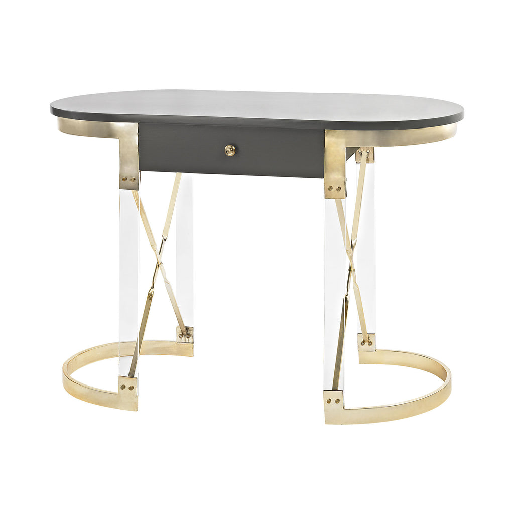 351-10273 Attire Desk - Free Shipping!, Desk, Sterling, - ReeceFurniture.com - Free Local Pick Ups: Frankenmuth, MI, Indianapolis, IN, Chicago Ridge, IL, and Detroit, MI