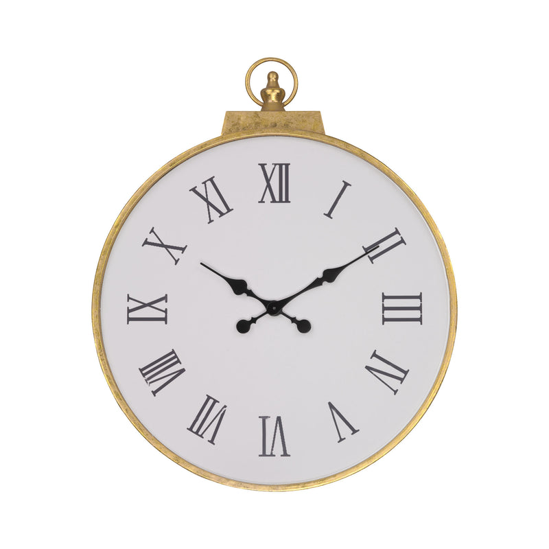 351-10280 Karlova Wall Clock - Free Shipping!, Wall Clock, Sterling, - ReeceFurniture.com - Free Local Pick Ups: Frankenmuth, MI, Indianapolis, IN, Chicago Ridge, IL, and Detroit, MI