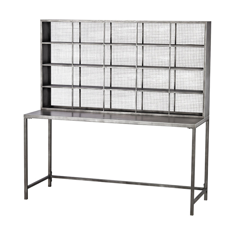 351-10281 Gunther Tall Desk, Desk, Sterling, - ReeceFurniture.com - Free Local Pick Ups: Frankenmuth, MI, Indianapolis, IN, Chicago Ridge, IL, and Detroit, MI