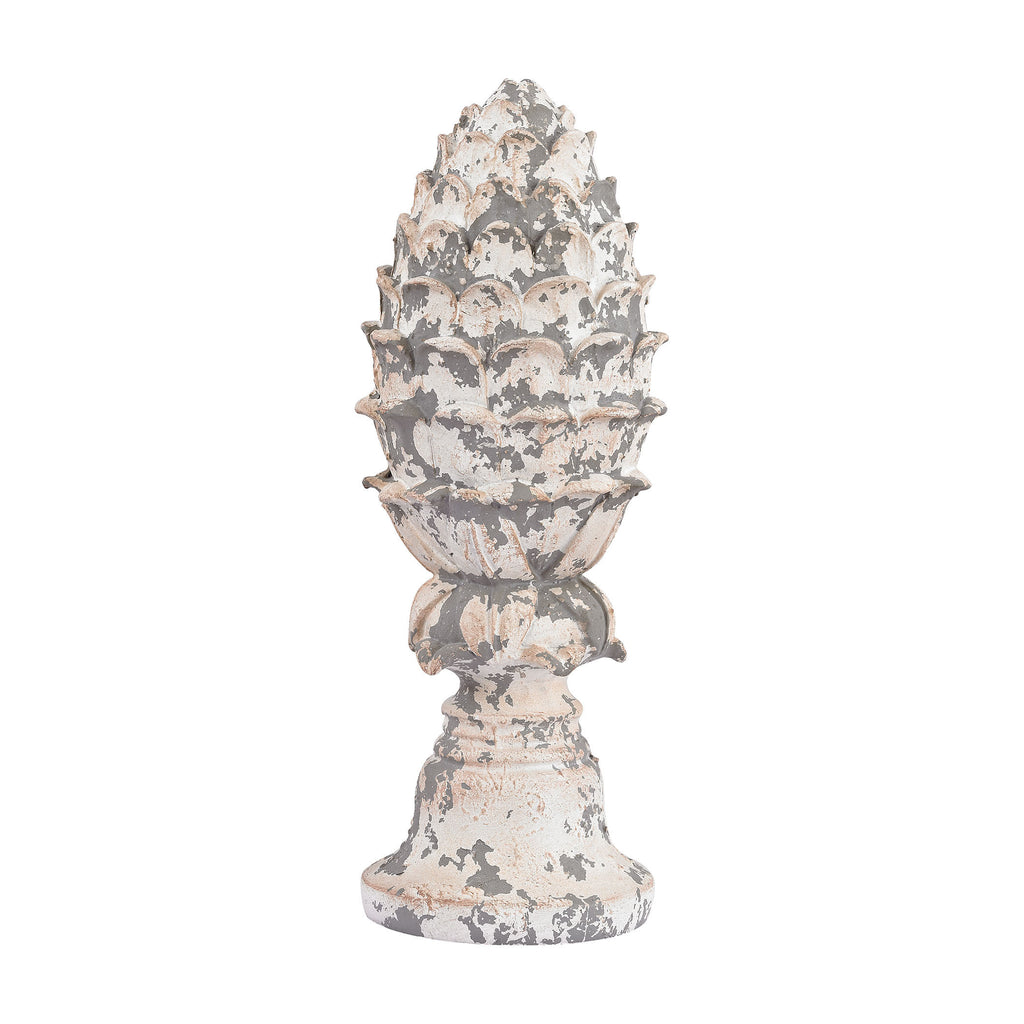 387-009 Aged Plaster Mounted Acorn, Accessory, Sterling, - ReeceFurniture.com - Free Local Pick Ups: Frankenmuth, MI, Indianapolis, IN, Chicago Ridge, IL, and Detroit, MI