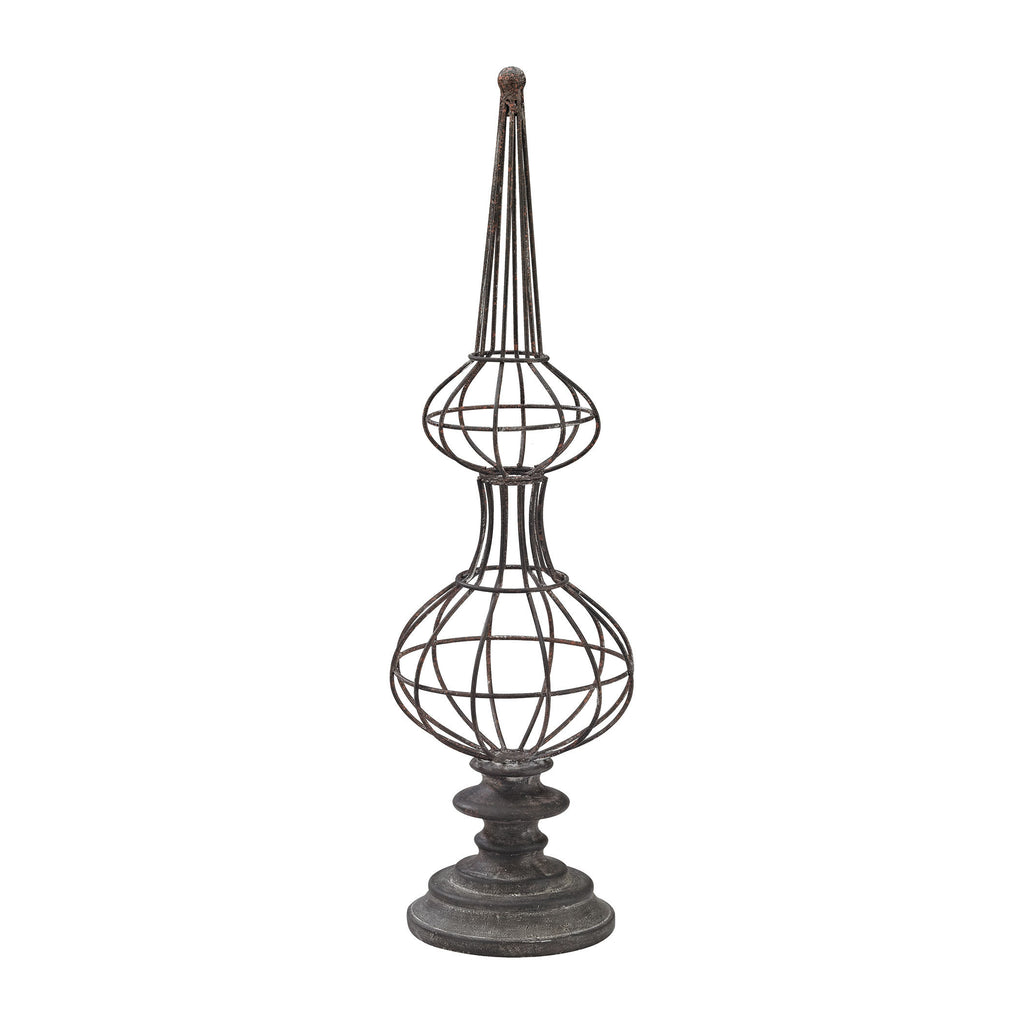 387-023 Polymath Finial, Finial, Sterling, - ReeceFurniture.com - Free Local Pick Ups: Frankenmuth, MI, Indianapolis, IN, Chicago Ridge, IL, and Detroit, MI