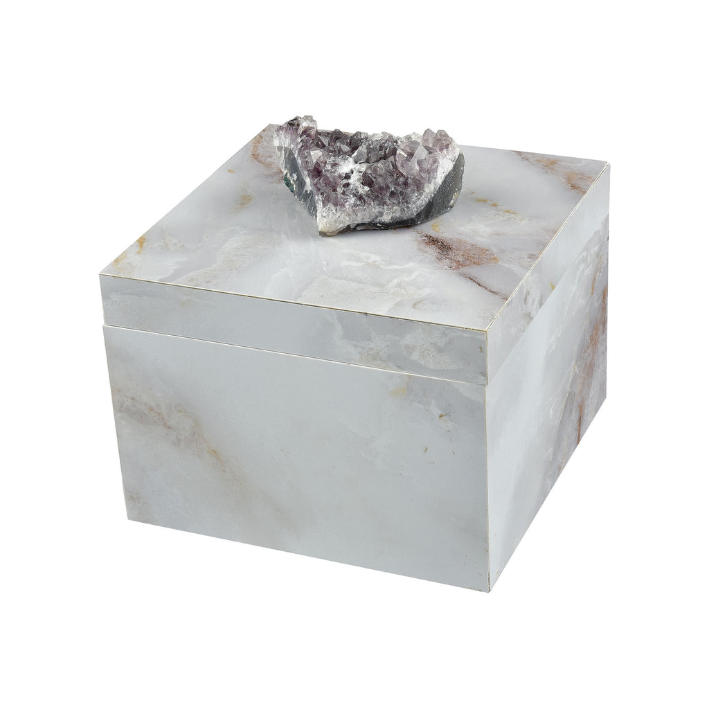 387-041 Ekaterina Decorative Box, Box/Canister, Sterling, - ReeceFurniture.com - Free Local Pick Ups: Frankenmuth, MI, Indianapolis, IN, Chicago Ridge, IL, and Detroit, MI