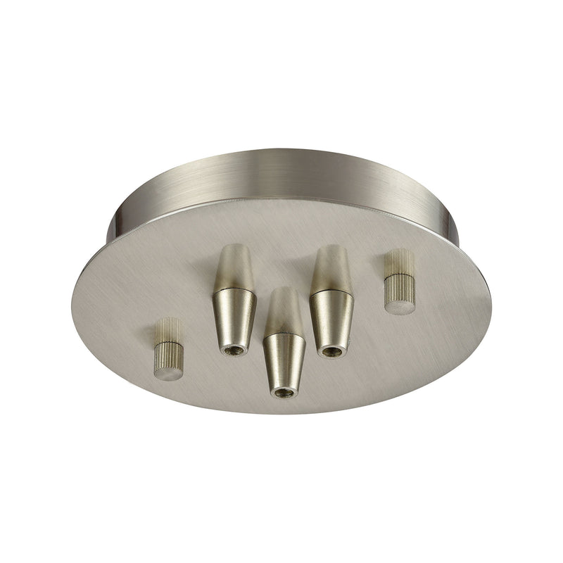 3SR-SN Illuminaire Accessories 3 Light Small Round Canopy In Satin Nickel, Parts/Hardware, ELK Lighting, - ReeceFurniture.com - Free Local Pick Ups: Frankenmuth, MI, Indianapolis, IN, Chicago Ridge, IL, and Detroit, MI