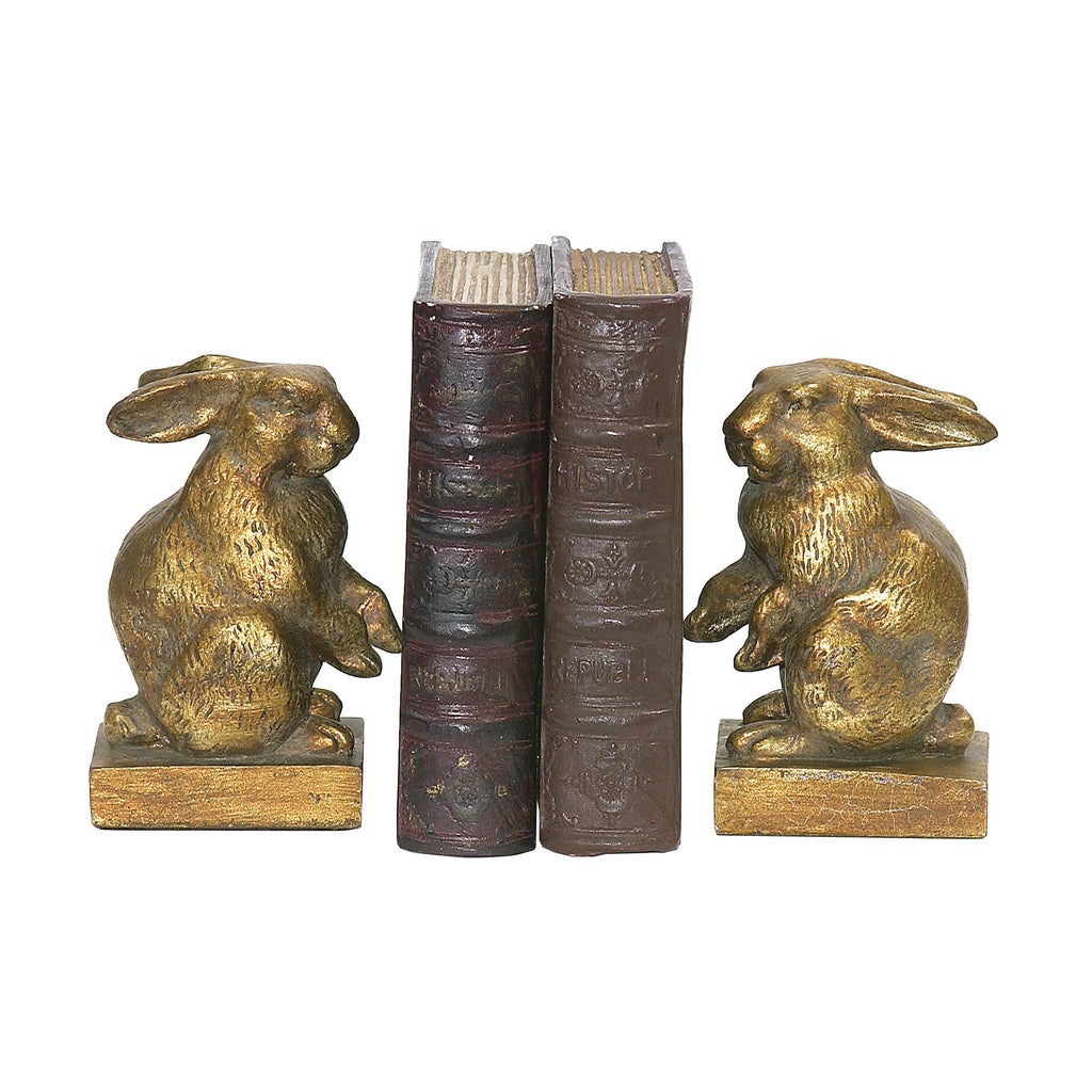 4-83037 Pair Of Baby Rabbit Bookends, Bookend, Sterling, - ReeceFurniture.com - Free Local Pick Ups: Frankenmuth, MI, Indianapolis, IN, Chicago Ridge, IL, and Detroit, MI