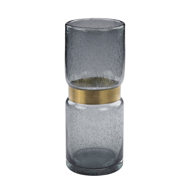 4154-021 Banded Flair Vase, Vase/Urn, Dimond Home, - ReeceFurniture.com - Free Local Pick Ups: Frankenmuth, MI, Indianapolis, IN, Chicago Ridge, IL, and Detroit, MI