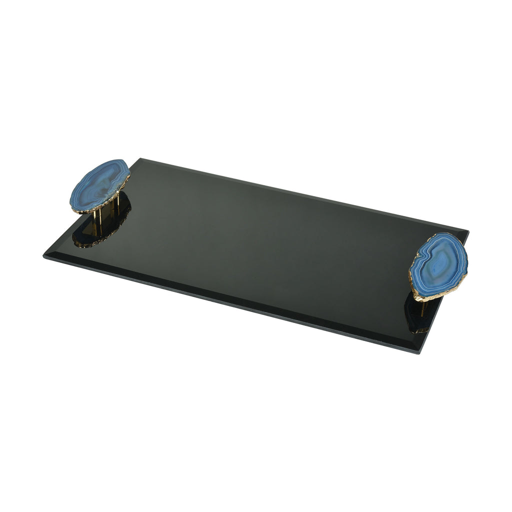 4209-012 Atafu Agate Handle Tray, Tray, Dimond Home, - ReeceFurniture.com - Free Local Pick Ups: Frankenmuth, MI, Indianapolis, IN, Chicago Ridge, IL, and Detroit, MI