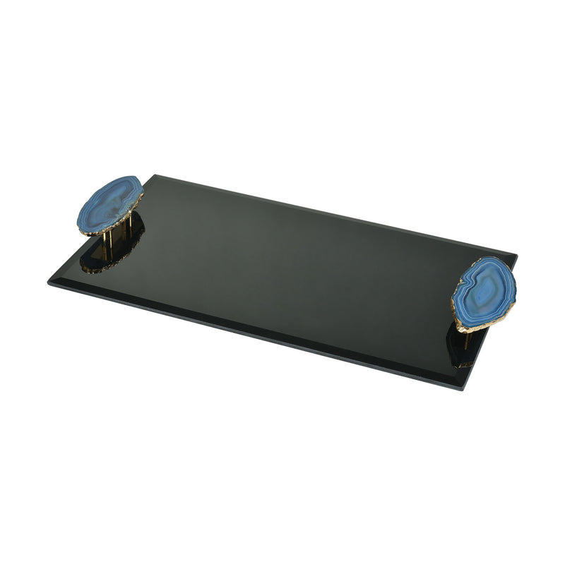 4209-012 Atafu Agate Handle Tray, Tray, Dimond Home, - ReeceFurniture.com - Free Local Pick Ups: Frankenmuth, MI, Indianapolis, IN, Chicago Ridge, IL, and Detroit, MI