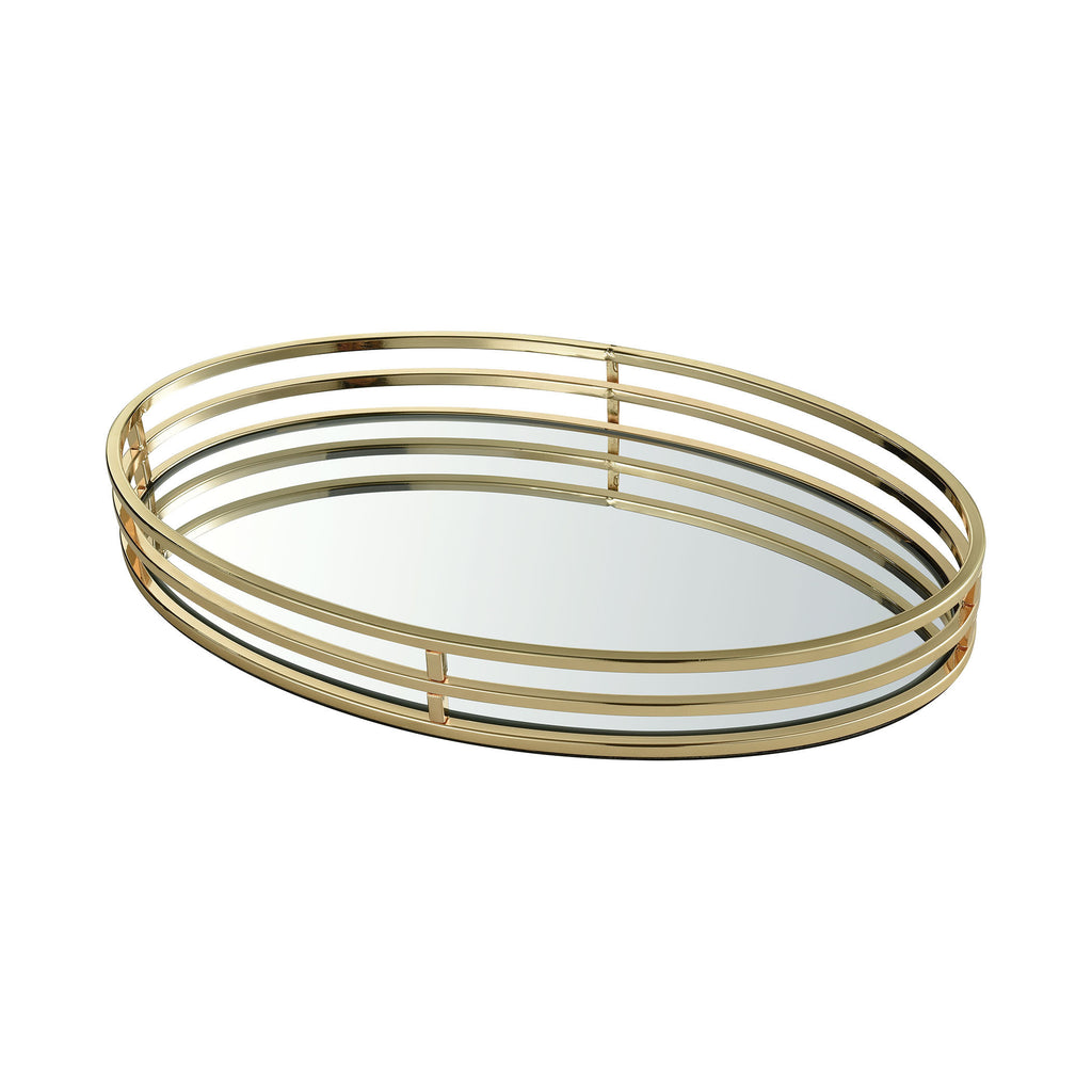 4209-016 Tuxedo Park Oval Tray, Tray, Dimond Home, - ReeceFurniture.com - Free Local Pick Ups: Frankenmuth, MI, Indianapolis, IN, Chicago Ridge, IL, and Detroit, MI