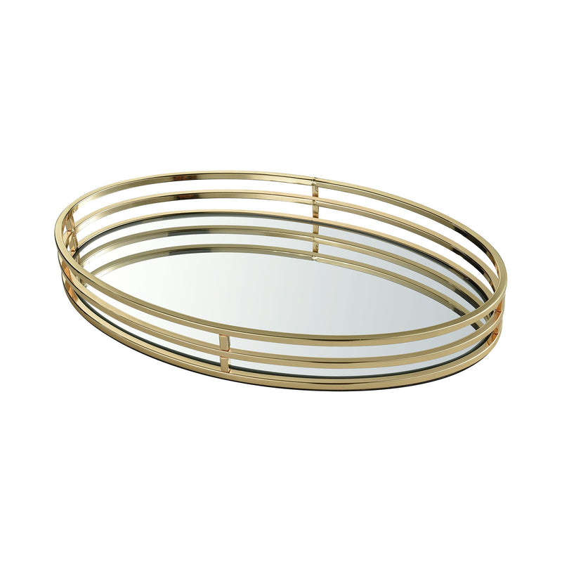4209-016 Tuxedo Park Oval Tray, Tray, Dimond Home, - ReeceFurniture.com - Free Local Pick Ups: Frankenmuth, MI, Indianapolis, IN, Chicago Ridge, IL, and Detroit, MI