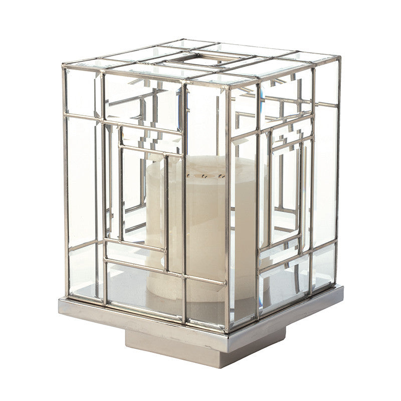 444001 Glass Hurricane - Small, Candle/Candle Holder, Dimond Home, - ReeceFurniture.com - Free Local Pick Ups: Frankenmuth, MI, Indianapolis, IN, Chicago Ridge, IL, and Detroit, MI