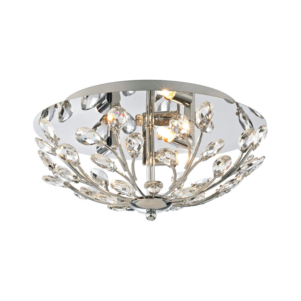 Crystique - Flush Mount - Polished Chrome