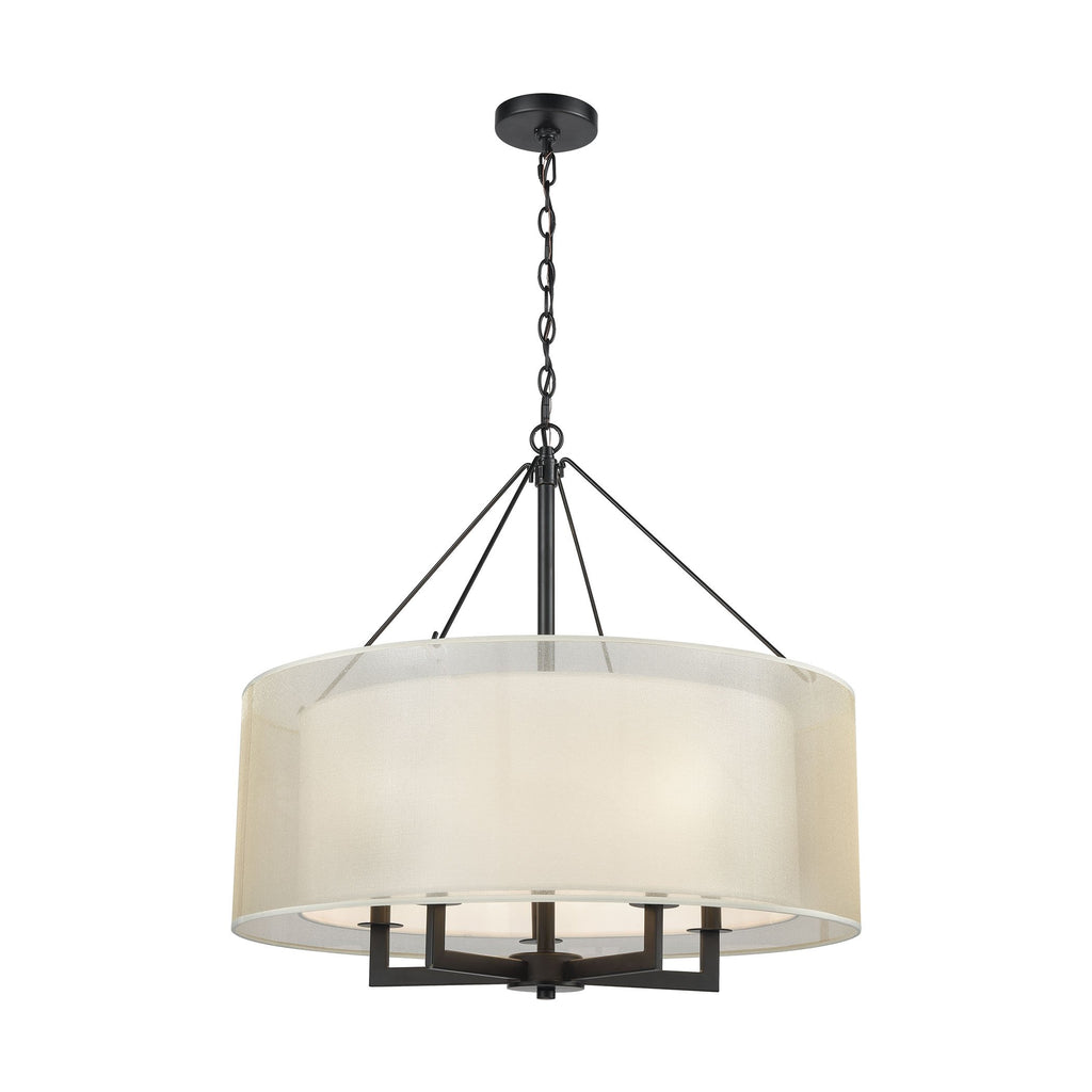 Ashland - Chandelier - Matte Black