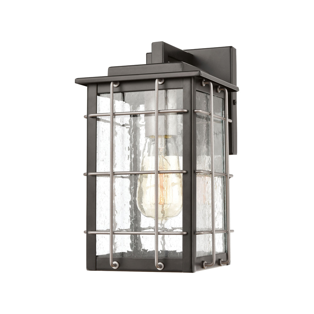 Brewster - Sconce - Matte Black, Weathered Zinc, Weathered Zinc