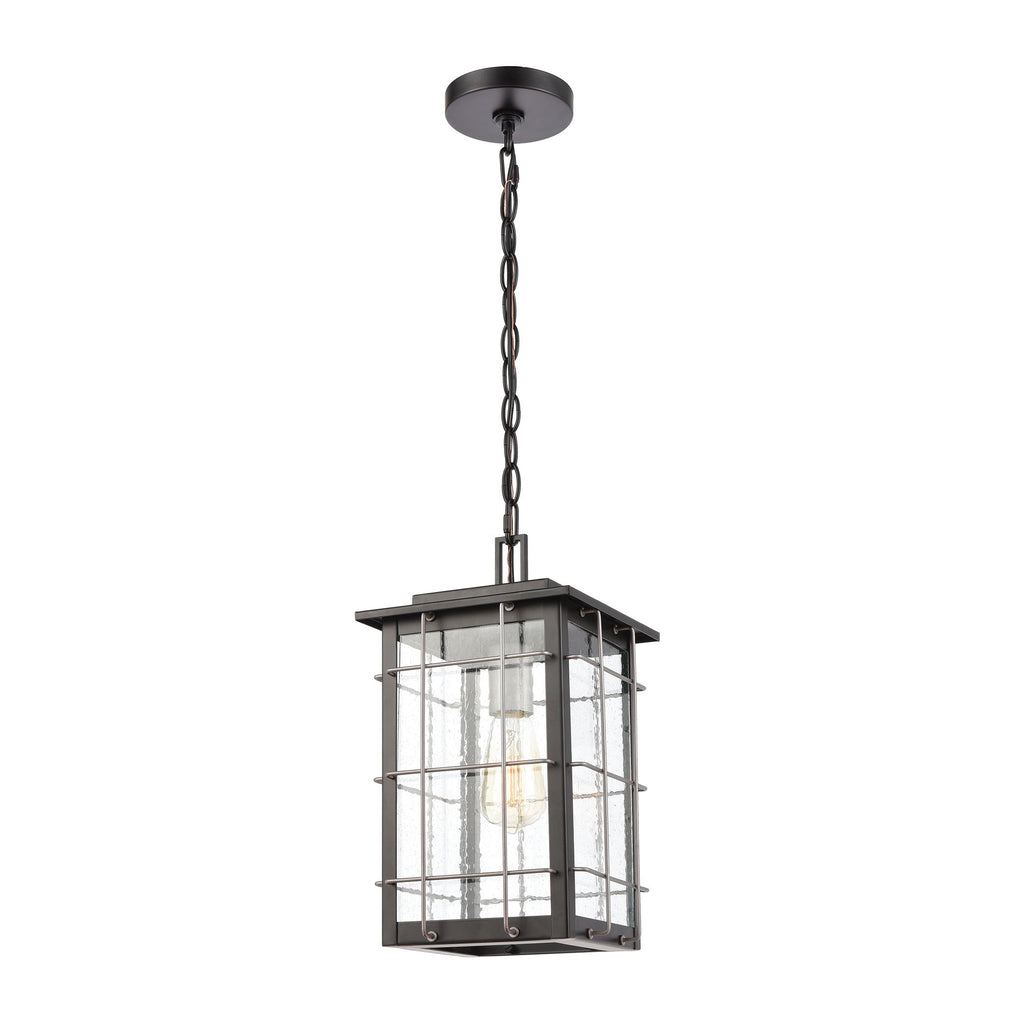 Brewster - Hanging - Matte Black, Weathered Zinc, Weathered Zinc