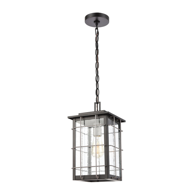 Brewster - Hanging - Matte Black, Weathered Zinc, Weathered Zinc