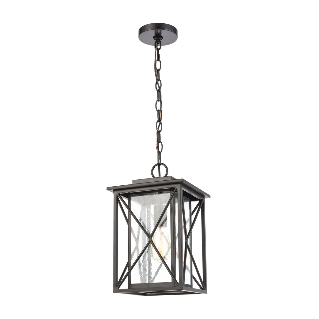 Carriage Light - Hanging - Matte Black