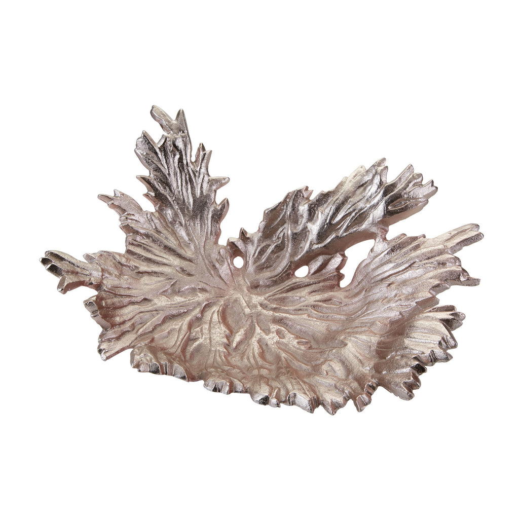 468-049 Rose Gold Star Leaf Bowl, Bowl, Dimond Home, - ReeceFurniture.com - Free Local Pick Ups: Frankenmuth, MI, Indianapolis, IN, Chicago Ridge, IL, and Detroit, MI