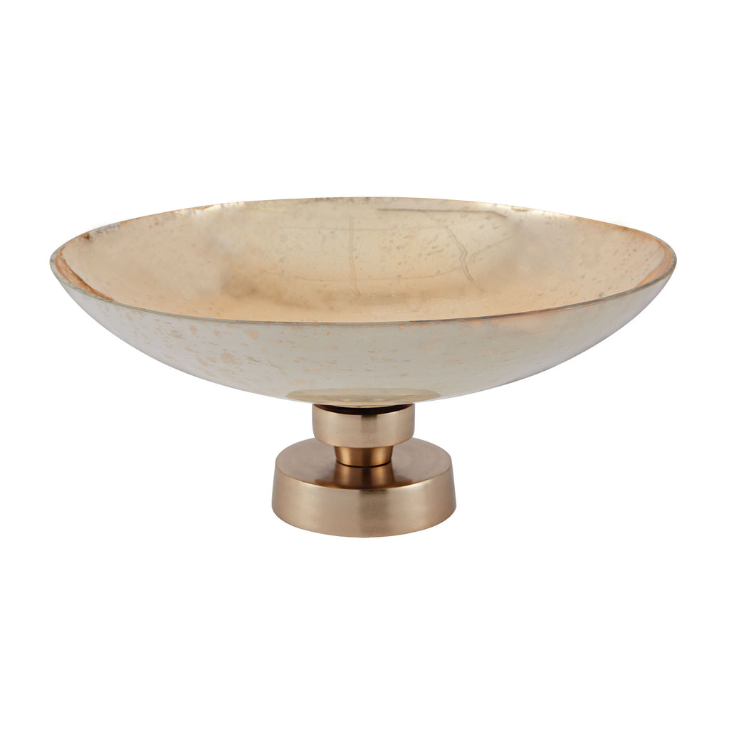 468-055 White Mercury Bowl, Bowl, Dimond Home, - ReeceFurniture.com - Free Local Pick Ups: Frankenmuth, MI, Indianapolis, IN, Chicago Ridge, IL, and Detroit, MI
