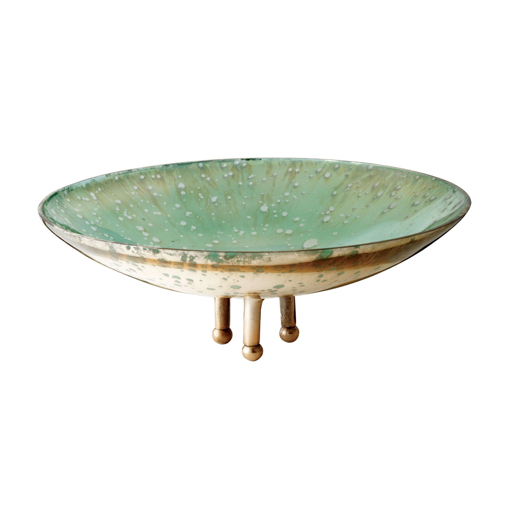 468002 Gilded Sea Dish - Large, Dish, Dimond Home, - ReeceFurniture.com - Free Local Pick Ups: Frankenmuth, MI, Indianapolis, IN, Chicago Ridge, IL, and Detroit, MI