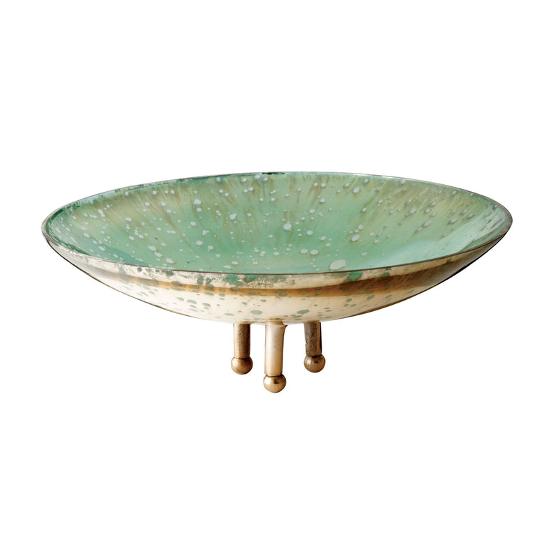 468002 Gilded Sea Dish - Large, Dish, Dimond Home, - ReeceFurniture.com - Free Local Pick Ups: Frankenmuth, MI, Indianapolis, IN, Chicago Ridge, IL, and Detroit, MI