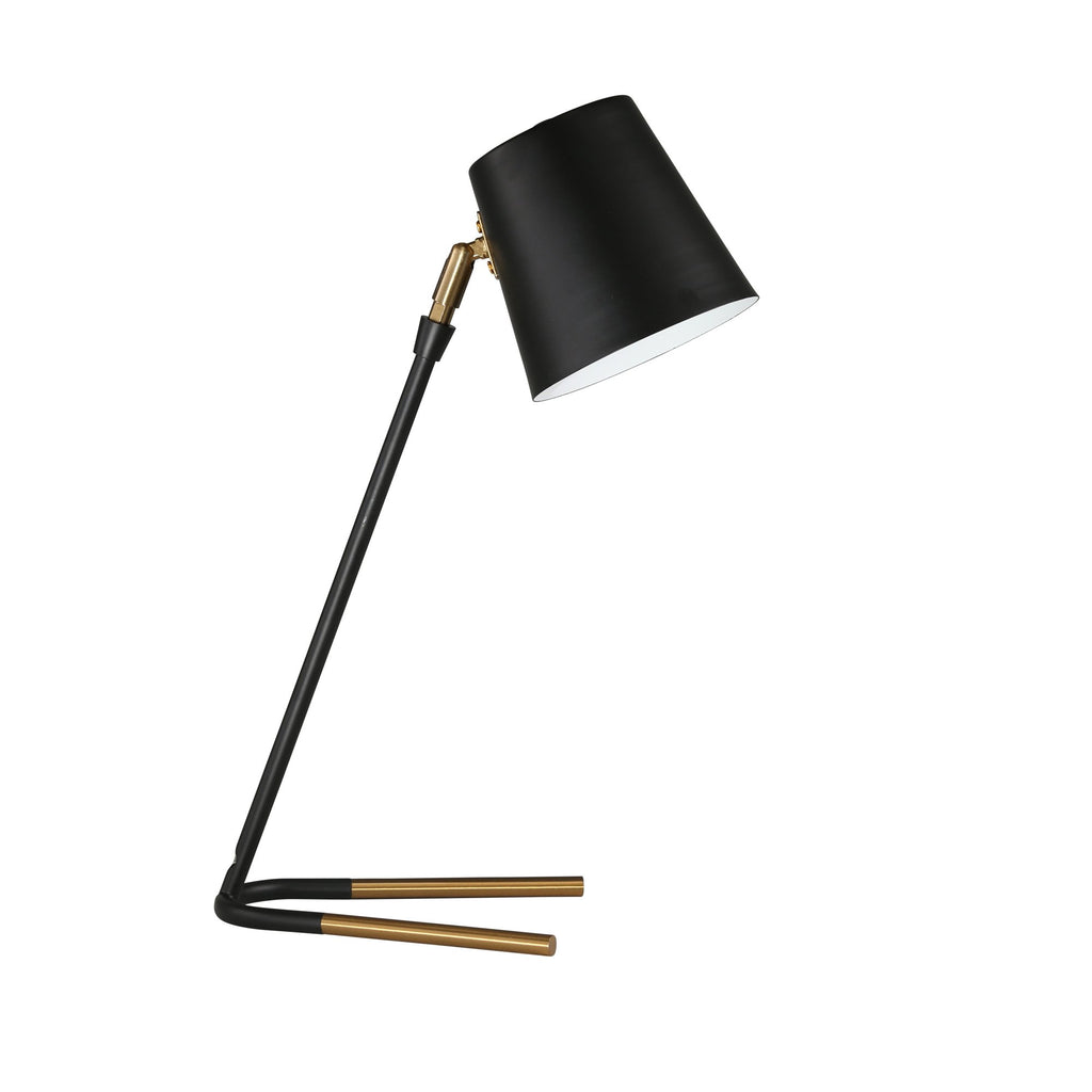 Metal Desk Lamp 19", Matte Black