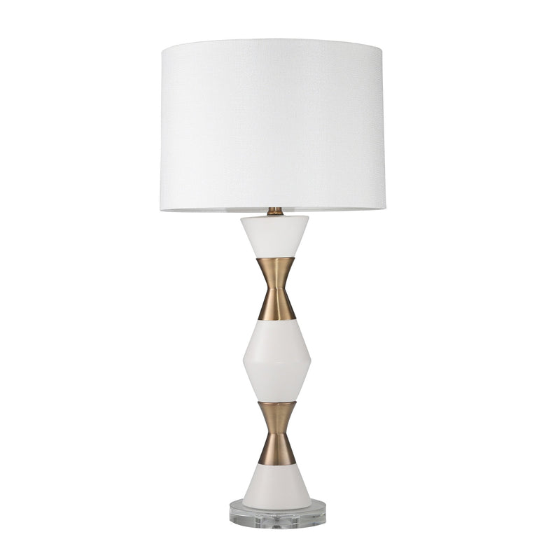 Ceramic 31" Table Lamp Repeatcone, Cream