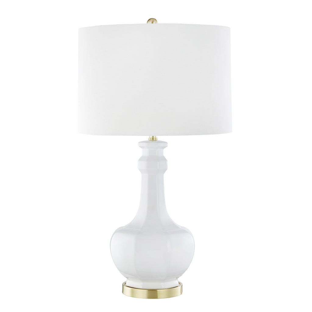 Ceramic 33" Table Lamp, White