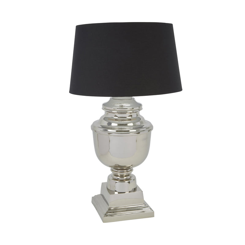 Aluminum 31" Table Lamp, Silver