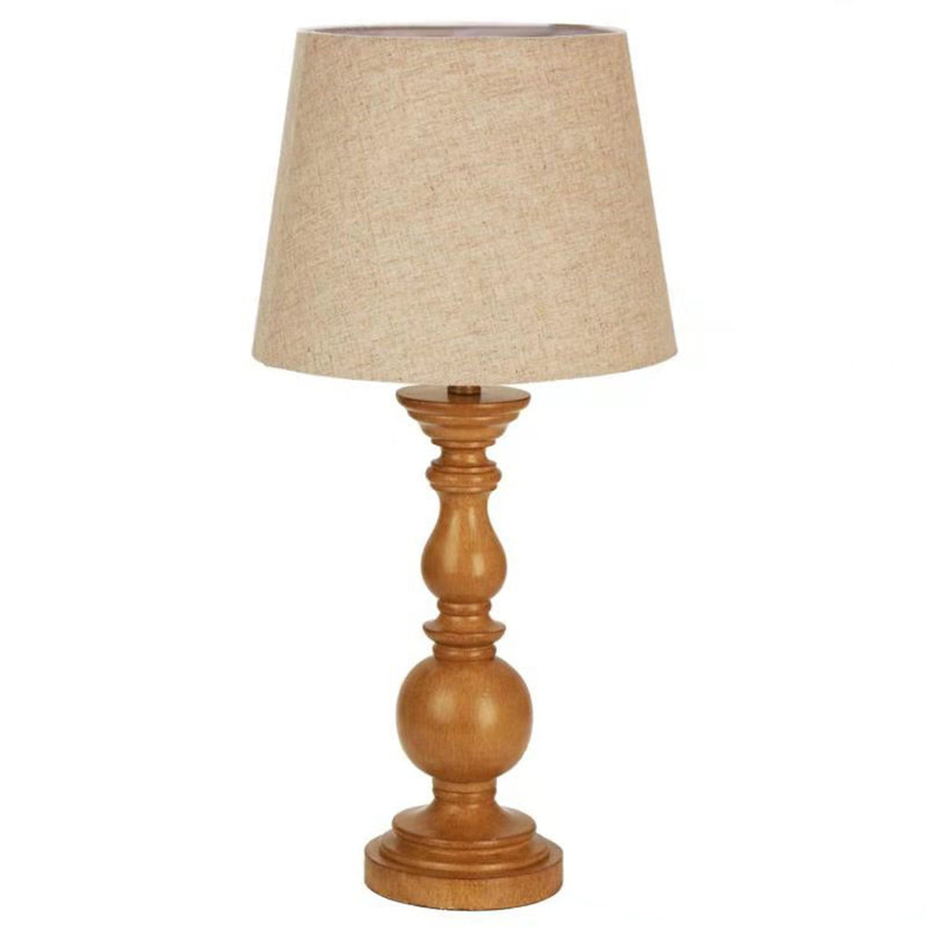 Polyresin 27" Table Lamp, Brown