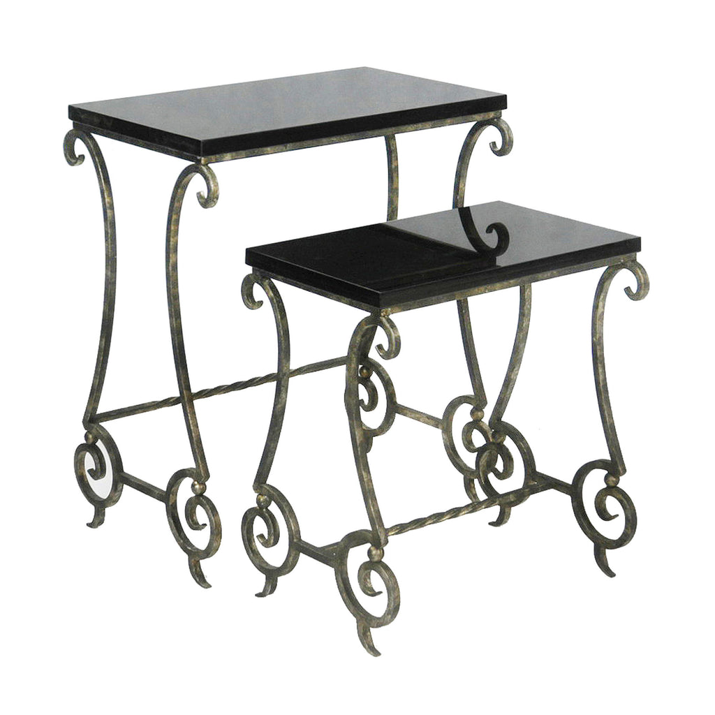 51-0138 Set of 2 Marble Stacking Side Tables - Free Shipping! Table - RauFurniture.com