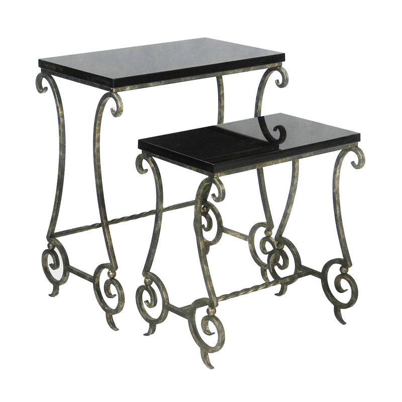 51-0138 Set of 2 Marble Stacking Side Tables - Free Shipping! Table - RauFurniture.com